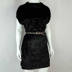 Nordstrom Black Velvet Dress